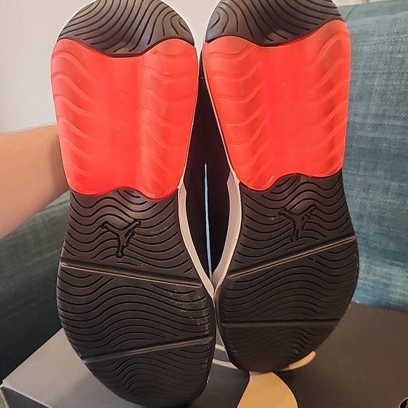 Jordan Air Max 200 Women's Shoes Size 8 Black/ Bright Crimson AV5186 - Picture 6 of 8